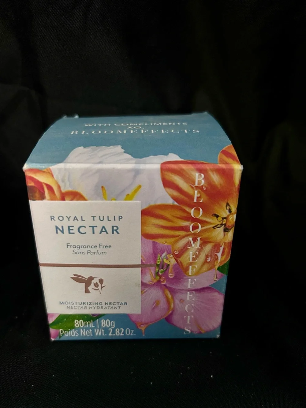 $65 BLOOMEFFECTS Royal Tulip Nectar Moisturizing Cream - Blue & Peach